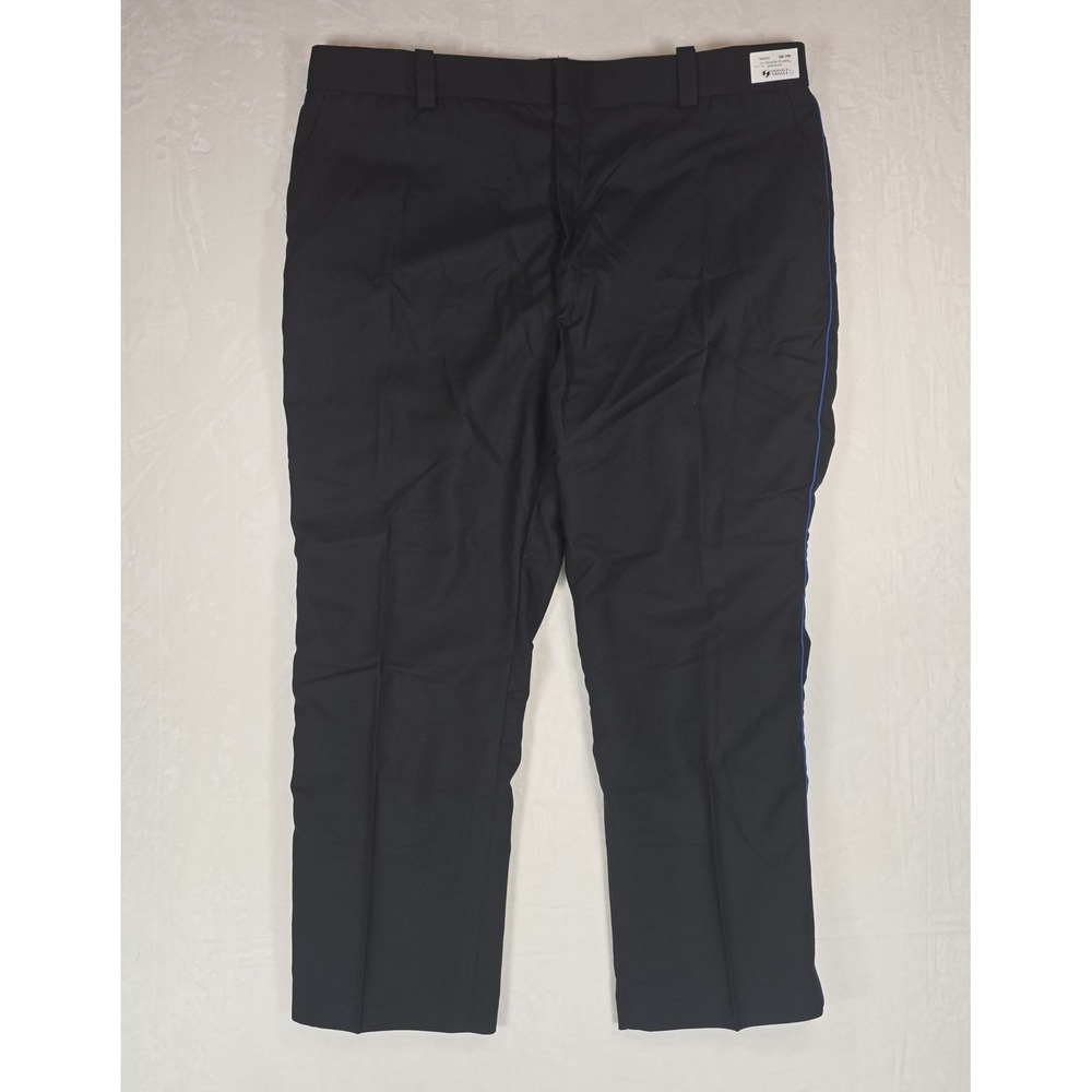 Horace Small Mens 48x31 Navy Uniform Pants Blue Stripe Wool TA2413 NWT